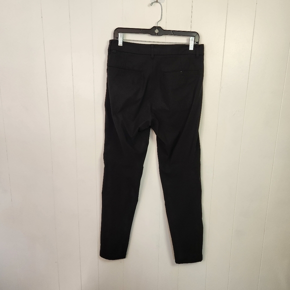 Lululemon Commission Pant Slim Warpstreme 34" Black Pants Mens Size 30 Active - Picture 3 of 9